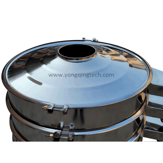 Machine de tamisage par vibration de particules de poudre alimentaire
